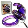 ANILLO VIBRADOR DE SILICONA LILA