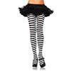 LEG AVENUE PANTYS A RAYAS BLANCAS Y...