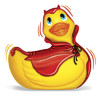 PATITO VIBRADOR DIABLO ROJO