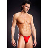 TANGA ROJO DE MICROFIBRA