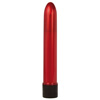 VIBRADOR CLASICO METALIZADO ROJO