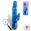 VIBRADOR CON ESTIMULADOR DE CLITORI...